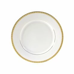 Athens Gold Dinnerware 10 Strawberry Street ATH-2G 9" Athens Gold Luncheon Plate