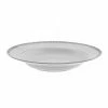 Athens Platinum Dinnerware 10 Strawberry Street ATH-3P 8 Oz. Athens Platinum Rim Soup Bowl