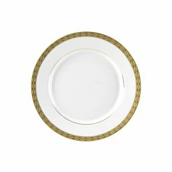 Athens Gold Dinnerware 10 Strawberry Street ATH-4G 8" Athens Gold Salad / Dessert Plate - 24 Pcs
