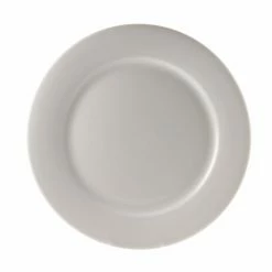 Bistro White Dinnerware 10 Strawberry Street BISTRO-2 9" White Luncheon Plate