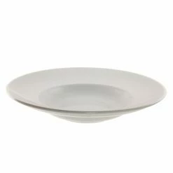 Bistro White Dinnerware 10 Strawberry Street BISTRO-41 16 Oz. White Rim Soup / Pasta Bowl