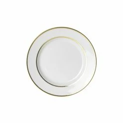 Double Gold Line Dinnerware 10 Strawberry Street GLD0005 6-3/4" Double Gold Line Bread And Butter Plate