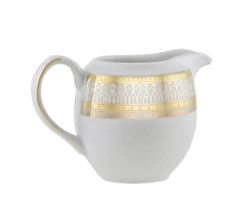 Iriana Gold Dinnerware 10 Strawberry Street IRIANA-16GLD Iriana Gold Creamer 9 Oz.