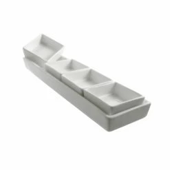 Whittier Accessories 10 Strawberry Street LEX-4PKTCDMNT Whittier Rectangular Tray 11-1/4" X 3-1/4"