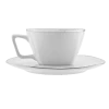 Lotus Silver Line Dinnerware 10 Strawberry Street LOTUS-9SL 6 Oz. Lotus Silver Line Cup And Saucer -Strawberry Fields 10 Strawberry Street LOTUS 9SL 6 oz Lotus Silver Line Cup and Saucer 172677 large