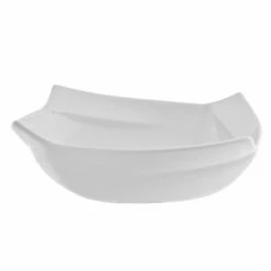Nouve Square Dinnerware 10 Strawberry Street NOU-6SQ 16 Oz. Nouve Square White Vegetable Bowl