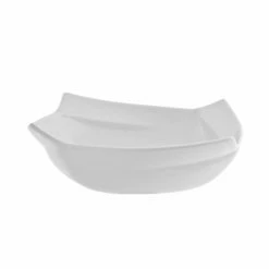 Nouve Square Dinnerware 10 Strawberry Street NOU-7SQ 8 Oz. Nouve Square White Cereal Bowl