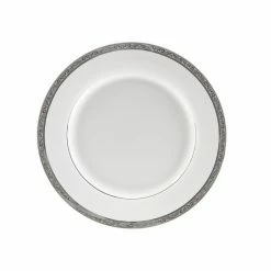 Paradise Platinum Dinnerware 10 Strawberry Street PAR-2P Paradise Platinum Luncheon Plate 9"