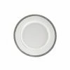 Paradise Platinum Dinnerware 10 Strawberry Street PAR-4P Paradise Platinum Salad / Dessert Plate 8" -Strawberry Fields 10 Strawberry Street PAR 4P 8 Paradise Platinum Salad Dessert Plate 24 pcs 172768 large