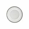 Paradise Platinum Dinnerware 10 Strawberry Street PAR-5P Paradise Platinum Bread And Butter Plate 7" -Strawberry Fields 10 Strawberry Street PAR 5P 7 Paradise Platinum Bread and Butter Plate 24 pcs 172770 large