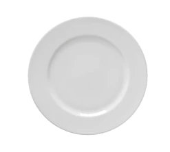 Classic White Dinnerware 10 Strawberry Street RB0004 7-3/4" Classic White Salad / Dessert Plate