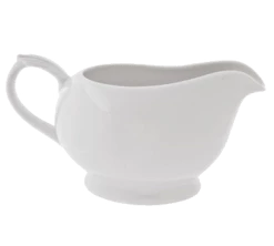 Classic White Dinnerware 10 Strawberry Street RB0025 16 Oz. Classic White One Piece Gravy Boat