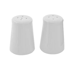 Classic White Dinnerware 10 Strawberry Street RB0030 Classic White Salt And Pepper Shaker Set