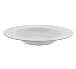Classic White Dinnerware 10 Strawberry Street RB0041 16 Oz. Classic White Rim Soup Bowl