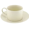 Royal Cream Dinnerware 10 Strawberry Street RCR0009 Royal Cream Can Cup And Saucer 8 Oz.