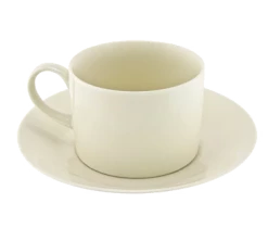 Royal Cream Dinnerware 10 Strawberry Street RCR0009 Royal Cream Can Cup And Saucer 8 Oz.