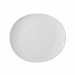 Royal Oval Dinnerware 10 Strawberry Street RVL0008 Royal Oval White Salad/Dessert Plate 9"