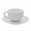 Royal Oval Dinnerware 10 Strawberry Street RVL0009 Royal Oval White Cup And Saucer Set 10 Oz. -Strawberry Fields 10 Strawberry Street RVL0009 10 oz Royal Oval White Cup and Saucer Set 24 pcs 172599 large