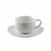 Royal Oval Dinnerware 10 Strawberry Street RVL0428 Royal Oval White Demitasse Cup And Saucer Set 4 Oz. 1 Royal Oval Dinnerware 10 Strawberry Street RVL0428 Royal Oval White Demitasse Cup And Saucer Set 4 Oz. -Strawberry Fields 10 Strawberry Street RVL0428 4 oz Royal Oval White Demitasse Cup and Saucer Set 24 pcs 172600 large