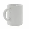 Royal White Dinnerware 10 Strawberry Street RW0028 Royal White Coffee Mug With C-Handle 3" -Strawberry Fields 10 Strawberry Street RW0028 8 oz Royal White Coffee Mug with C Handle 24 pcs 172529 large