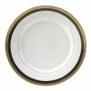 Sahara Black Dinnerware 10 Strawberry Street SAH-24BK Sahara Black Charger Plate 11-7/8"
