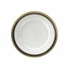 Sahara Black Dinnerware 10 Strawberry Street SAH-2BK Sahara Black Luncheon Plate 9-1/8" -Strawberry Fields 10 Strawberry Street SAH 2BK 9 Sahara Black Platinum Luncheon Plate 24 pcs 172784 large
