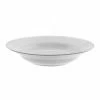 Silver Line Dinnerware 10 Strawberry Street SL0003 Silver Line Rim Soup Bowl 10 Oz. -Strawberry Fields 10 Strawberry Street SL0003 10 oz Silver Line Rim Soup Bowl 24 pcs 172690 large