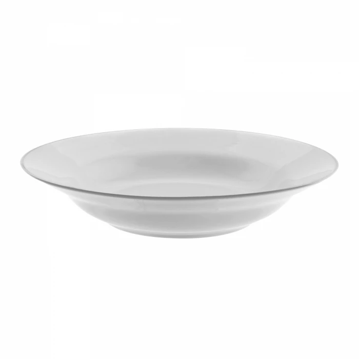 Silver Line Dinnerware 10 Strawberry Street SL0003 Silver Line Rim Soup Bowl 10 Oz. 3 Silver Line Dinnerware 10 Strawberry Street SL0003 Silver Line Rim Soup Bowl 10 Oz.