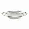 Sophia Dinnerware 10 Strawberry Street SOP-3 Sophia Rim Soup Bowl 8 Oz. -Strawberry Fields 10 Strawberry Street SOP 3 8 oz Sophia Double Banded Platinum Rim Soup Bowl 24 pcs 172780 large