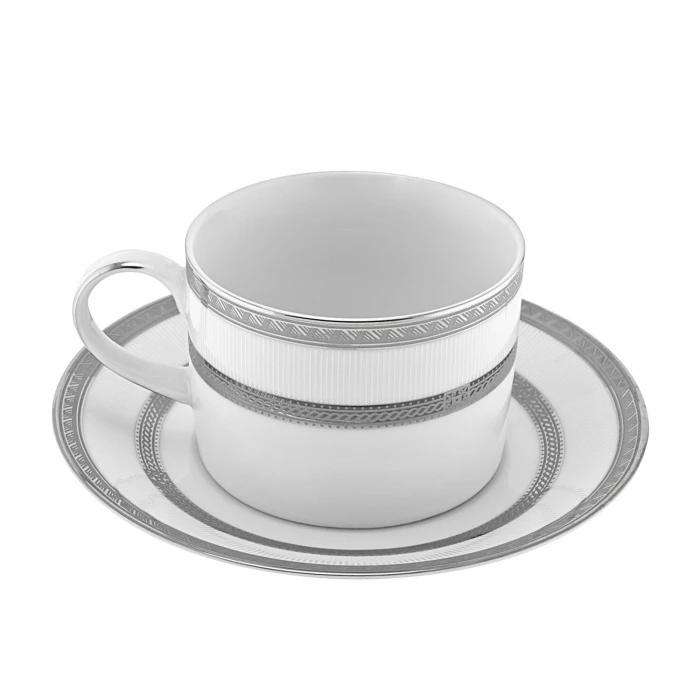 Sophia Dinnerware 10 Strawberry Street SOP-9 Sophia Can Cup And Saucer Set 8 Oz. 3 Sophia Dinnerware 10 Strawberry Street SOP-9 Sophia Can Cup And Saucer Set 8 Oz.