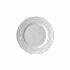 Sorrento White Dinnerware 10 Strawberry Street SORR0005 Sorrento White Bread And Butter Plate 6"