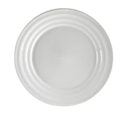 Swing White Dinnerware 10 Strawberry Street SWNG-40 Swing White Dinner Plate 11"