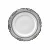 Vanessa Platinum Dinnerware 10 Strawberry Street VAN-2P Vanessa Platinum Luncheon Plate 9"