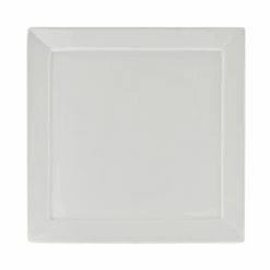 Whittier Elite Dinnerware 10 Strawberry Street WEL-11SQ Whittier Elite Square Dinner Plate 10-1/4"