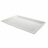 Whittier Elite Dinnerware 10 Strawberry Street WEL-15REC Whittier Elite Rectangular Platter 9-3/8" X 14-3/4" -Strawberry Fields 10 Strawberry Street WEL 15REC Whittier Elite Square Rectangular Platter 9 3 8 x 14 3 4 12 pcs 172902 large