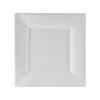 Whittier Square Dinnerware 10 Strawberry Street WTR-10SQ Whittier Square White Dinner Plate 10-1/8"