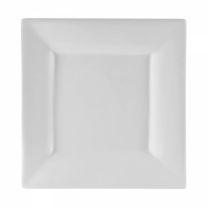 Whittier Square Dinnerware 10 Strawberry Street WTR-12SQ Whittier Square White Charger Plate 11-5/8" 3 Whittier Square Dinnerware 10 Strawberry Street WTR-12SQ Whittier Square White Charger Plate 11-5/8"