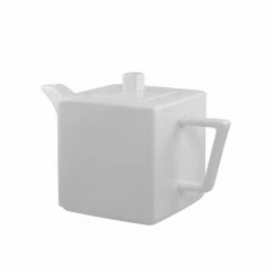 Whittier Accessories 10 Strawberry Street WTR-14 Whittier Square Tea Pot 20 Oz.