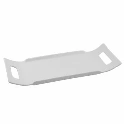 Porcelain Platters And Trays 10 Strawberry Street WTR-16RECHNDLPLTR Whittier Rectangular Platter With Handles 16-1/2"