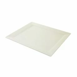 Porcelain Platters And Trays 10 Strawberry Street WTR-17-15REC Whittier Rectangular Platter 17-1/4" X 14-5/8"