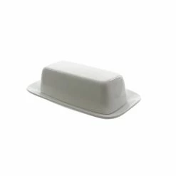 Whittier Accessories 10 Strawberry Street WTR-34 Whittier Butter Dish With Cover 7-3/4" X 4-1/8"