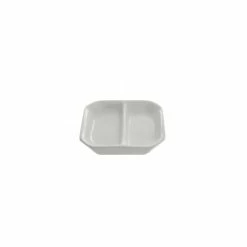 Whittier Accessories 10 Strawberry Street WTR-3DIV Whittier Divided Sauce Dish 3"