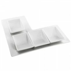 Whittier Accessories 10 Strawberry Street WTR-3RECBWL Whittier Rectangular Bowl 3 Oz.