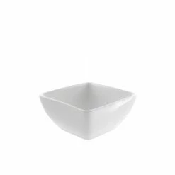 Whittier Bowls Collection 10 Strawberry Street WTR-5SQBWL Whittier Square Rimless Bowl 12 Oz.