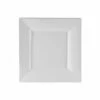 Whittier Square Dinnerware 10 Strawberry Street WTR-8SQ 7-3/8" Whittier Square White Luncheon Plate - 24 Pcs