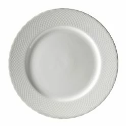 White Wicker Dinnerware 10 Strawberry Street WW0024 White Wicker Charger Plate 12"