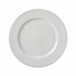 Z-Ware White Dinnerware 10 Strawberry Street ZW-1 10-1/2" Z-Ware White Porcelain Dinner Plate - 24 Pcs