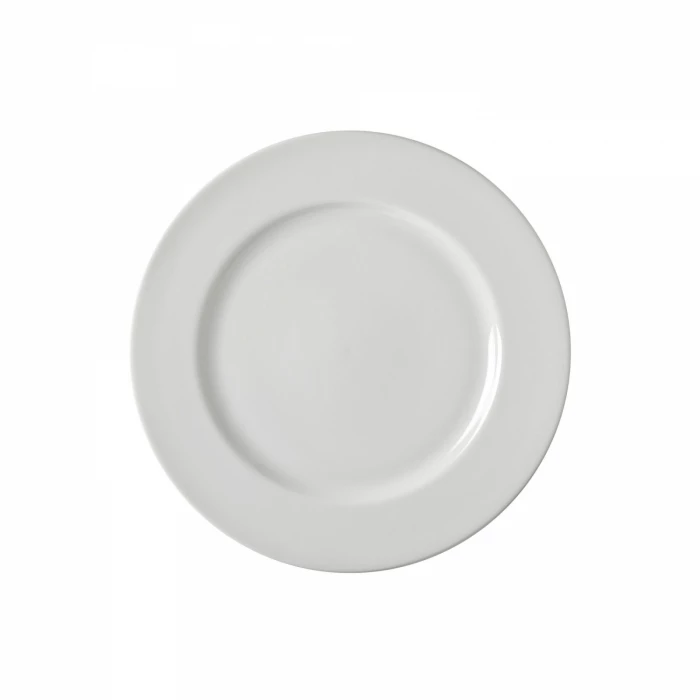Z-Ware White Dinnerware 10 Strawberry Street ZW-4 7-1/2" Z-Ware White Porcelain Salad / Dessert Plate - 24 Pcs 3 Z-Ware White Dinnerware 10 Strawberry Street ZW-4 7-1/2" Z-Ware White Porcelain Salad / Dessert Plate - 24 Pcs